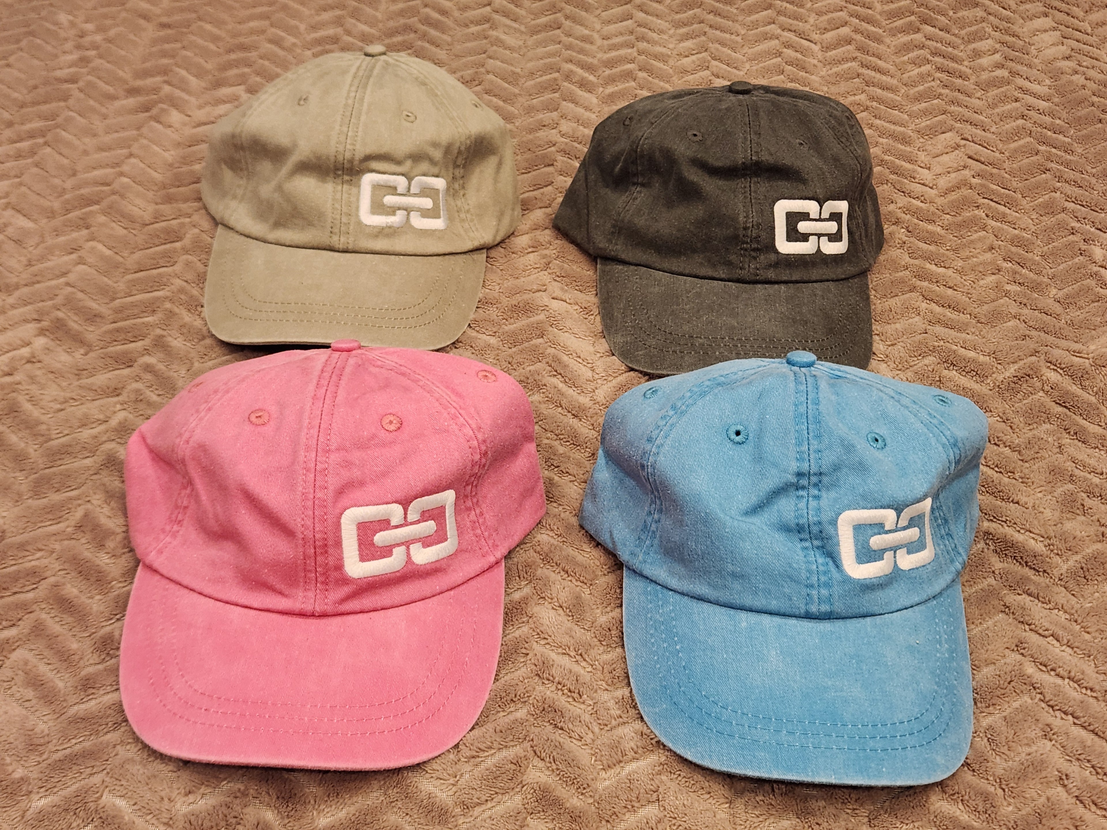 Adams Collapsible Baseball Cap Chainlink or Full Logo - Tan, Gray, Pink, or Turquoise