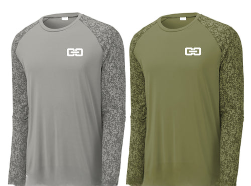 Digi camo Long Sleeve Shirt Chainlink Only