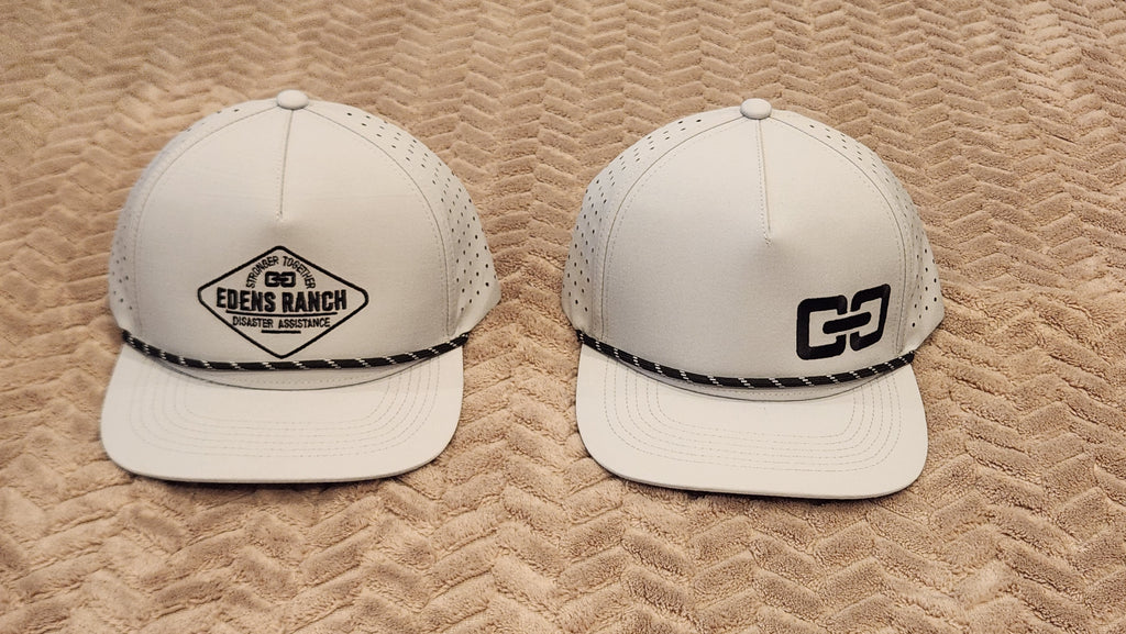 Lonestar Gameday Hydro Light Gray Snapback Black and White Rope, Black Chainlink