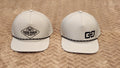Lonestar Gameday Hydro Light Gray Snapback Black and White Rope, Black Chainlink
