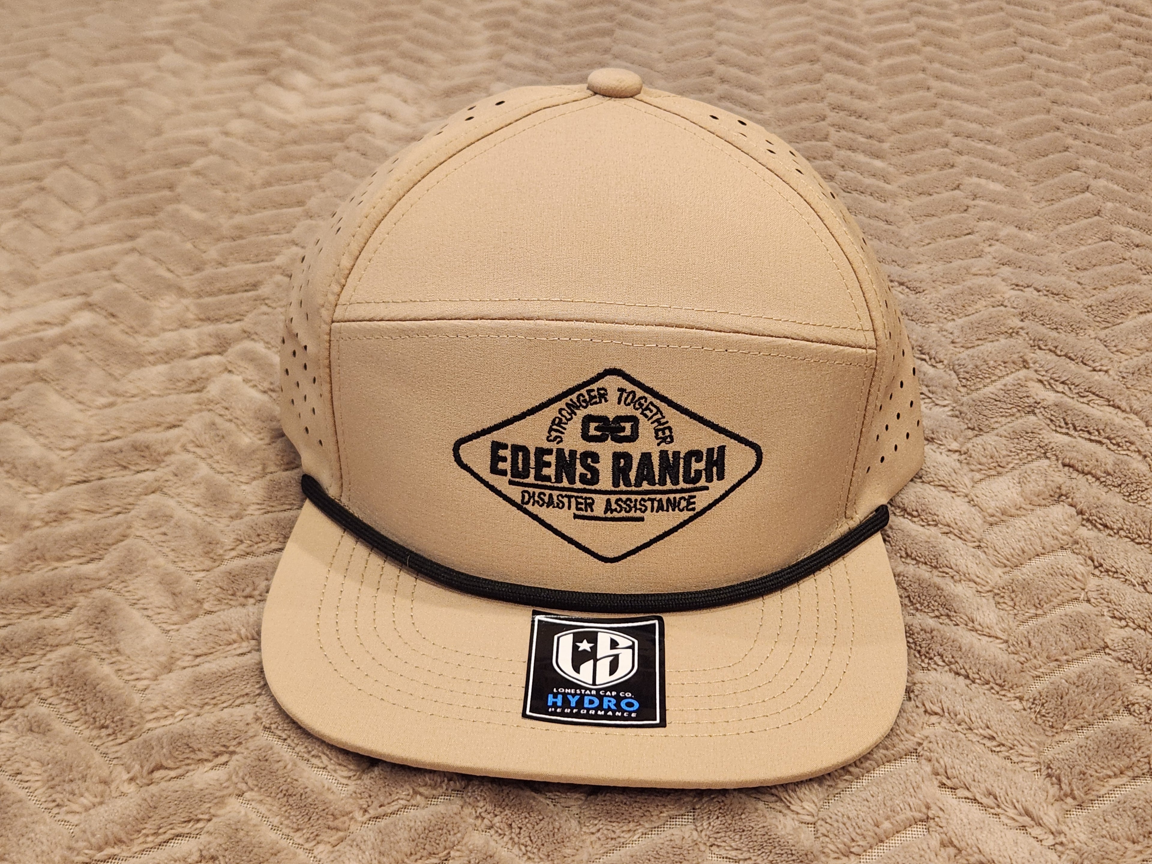 Lonestar Gameday Hydro Snapback Rope Hat- Chainlink, Full Logo, or Leather Patch