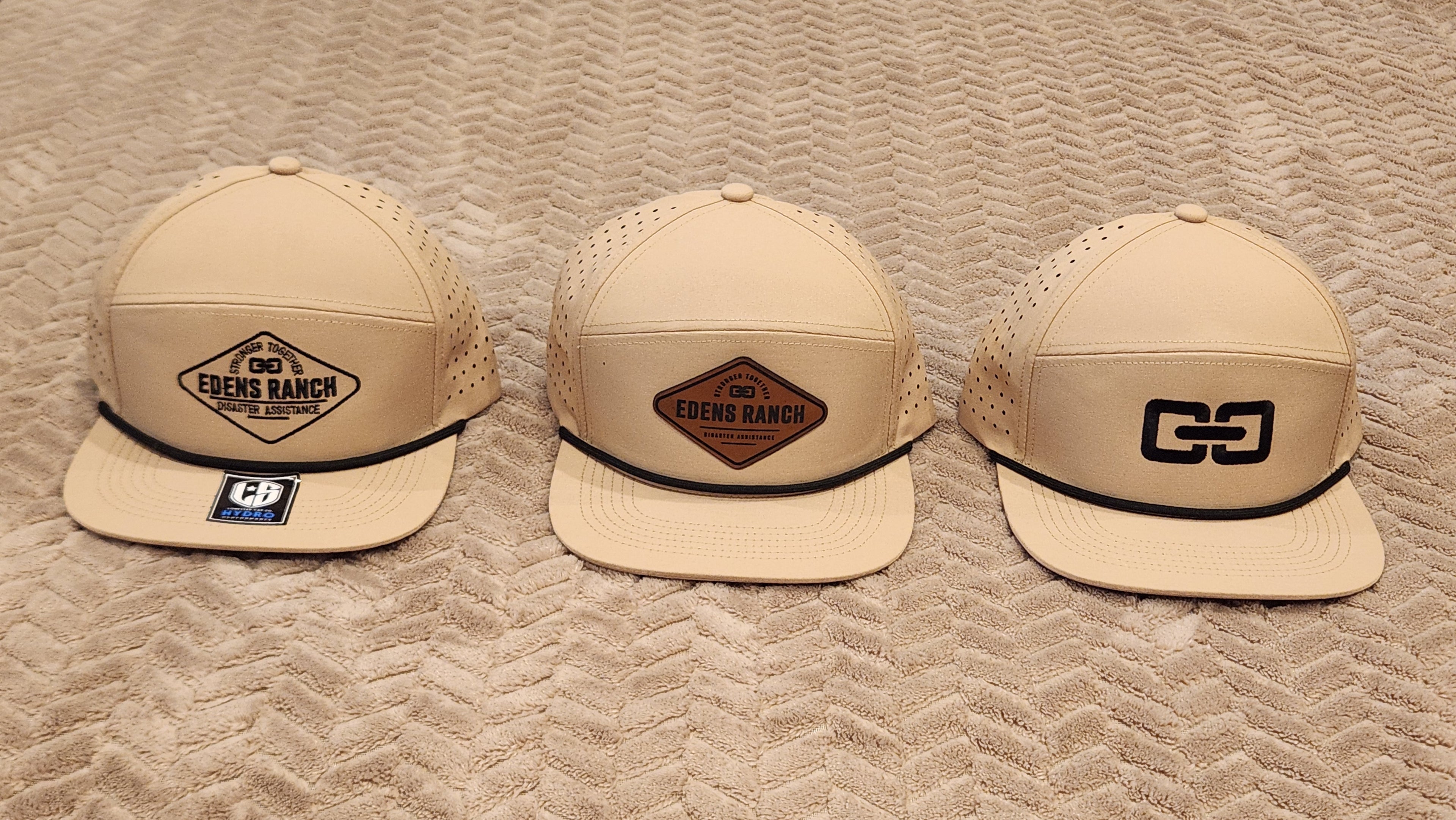 Lonestar Gameday Hydro Snapback Rope Hat- Chainlink, Full Logo, or Leather Patch