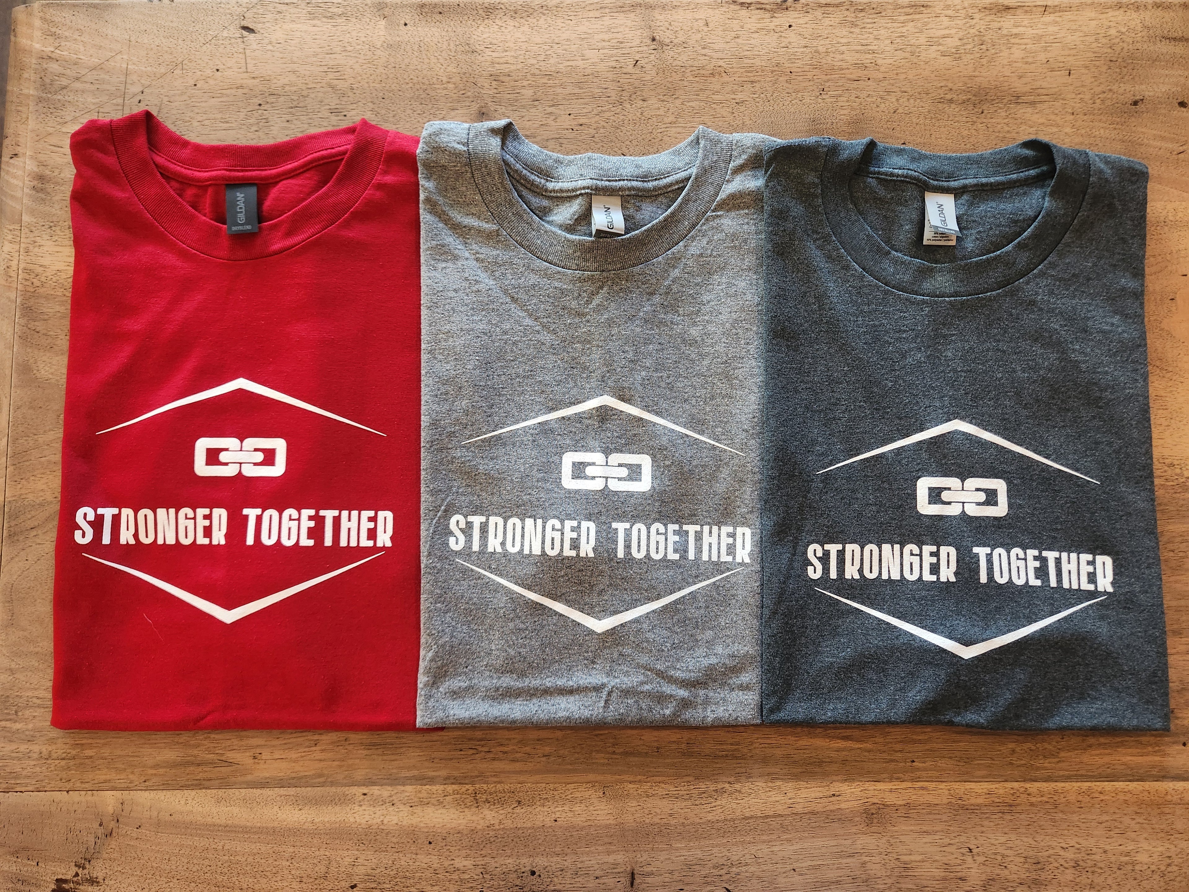Gildan Stronger Together Short Sleeve T-Shirt - Chainlink Logo Workwear